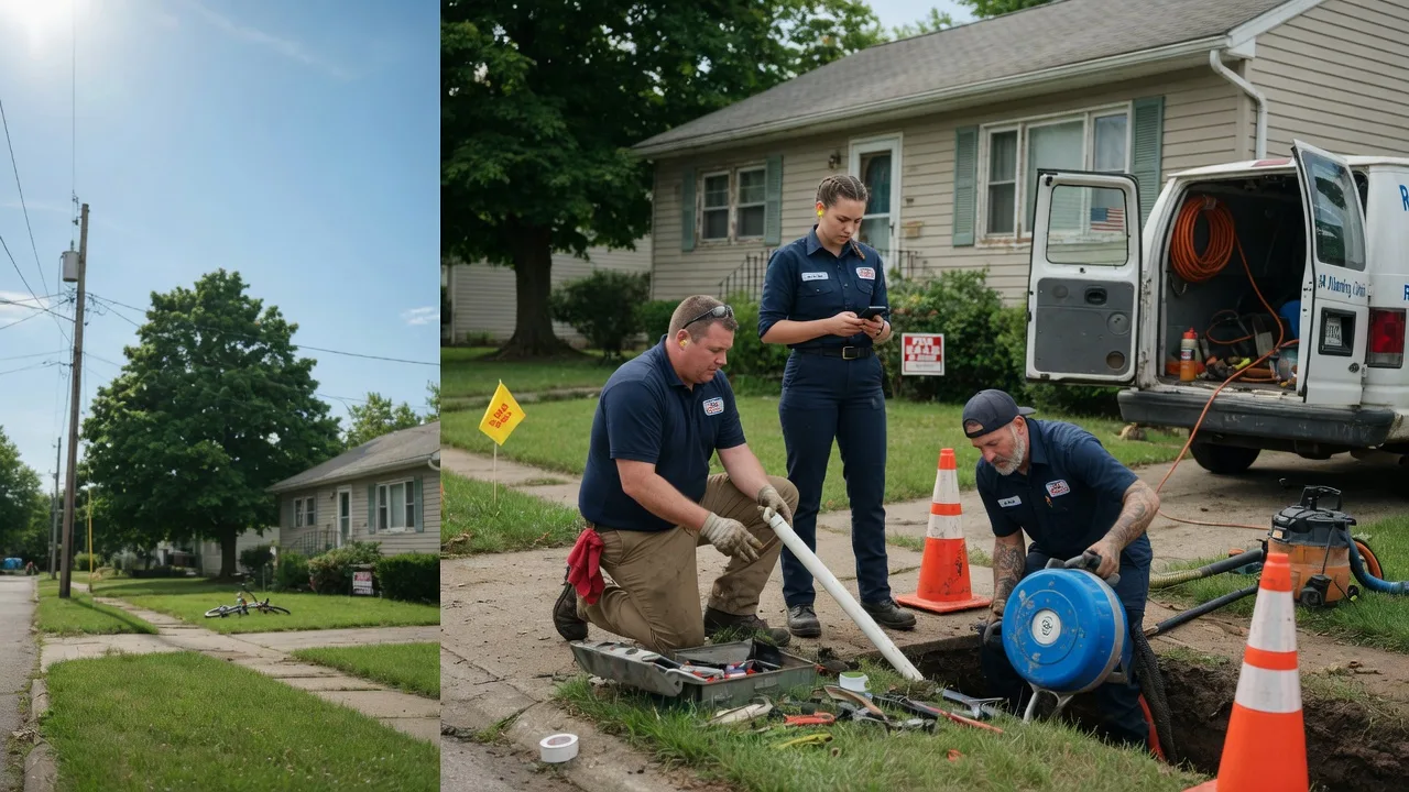 Sewer Line Repair in Herrick Center, PA near me